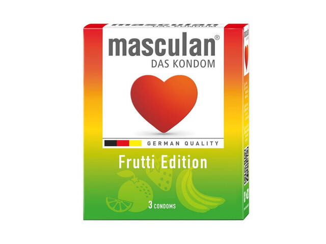 Prezervative Masculan Frutti Edition, 3 buc