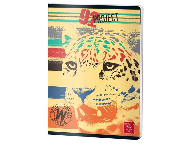 Caiet capsat Pigna Clasic cu 80 de file A5, dictando, diverse modele