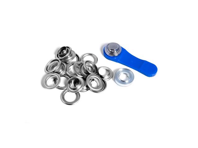 Ocheti cu saiba pentru confectii, metal, 14 mm