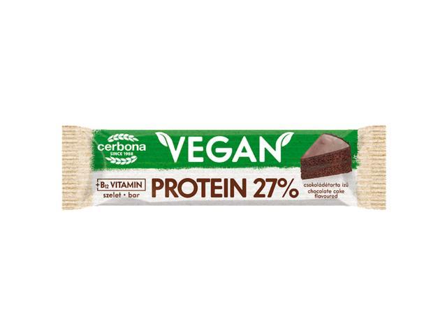 Baton Vegan Proteic Fara Gluten Tort Cioc 40G Cerbona