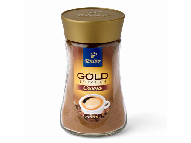 Tchibo Gold Selection Crema 180g, cafea instant