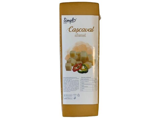 Cascaval afumat din lapte de vaca calup Simpl