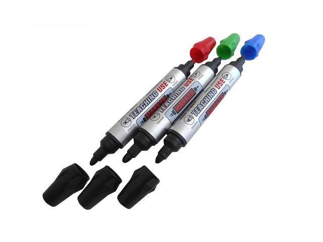 Stationery marker permanent set 3 bucati