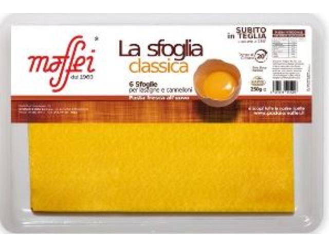 Foi lasagna proaspete 6 foi 250 g Maffei