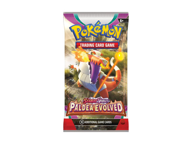 Set 10 cartonase de joc, Pokemon, Scarlet si Violet Paldea Evolved