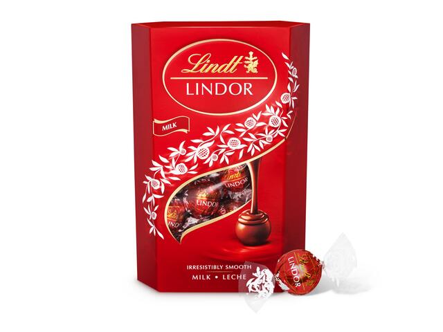 Lindt Lindor bomboane ciocolata lapte 137g