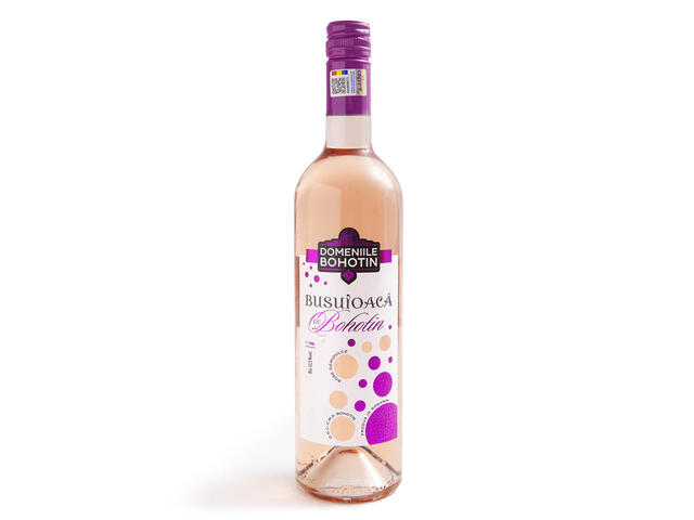 Vin rose Busuioaca de Bohotin Domeniile Bohotin, demidulce, 0.75 L