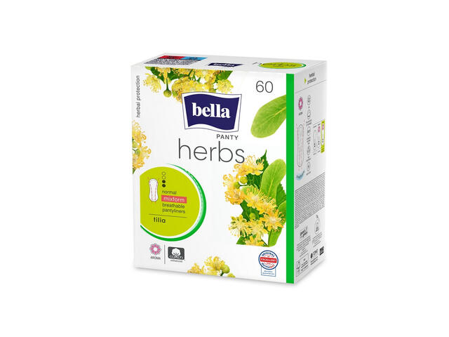 Absorbante Bella Herbs Panty tei 60 bucati