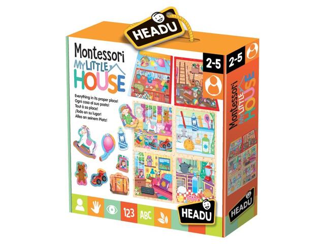 Puzzle Montessori, Casuta mea, Headu, 2-5ani