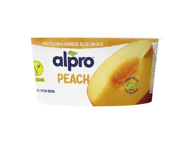 Produs fermentat soia piersici 150g Alpro