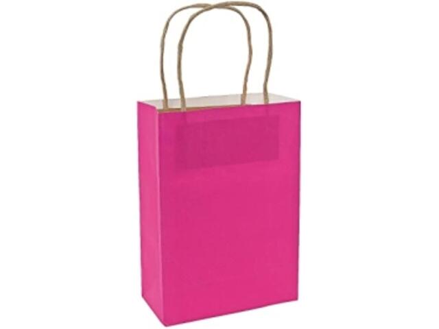 Dark Pink Color Big Gift Bags ( 33cm 25cm 12cm )LUX04817