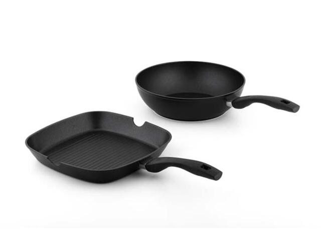 SET WOK 28CM+TIGAIE GRILL 28CM