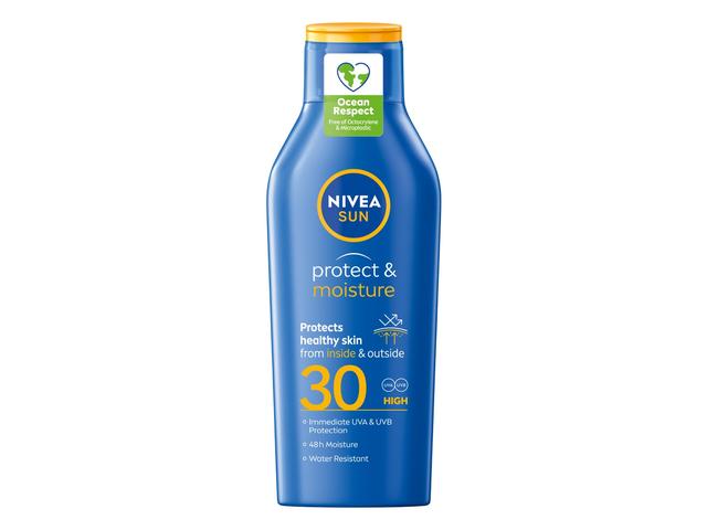 Lotiune hidratanta pentru protectie solara Protect & Moisture SPF 30, 400 ml Nivea