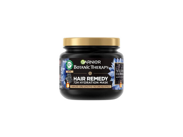 Masca de par Garnier Botanic Therapy Magnetic Charcoal & Black Seed Oil, 340 ml