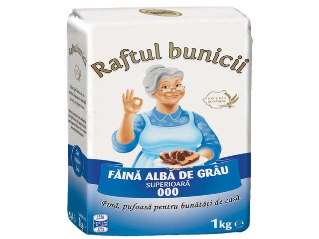 Raftul Bunicii Faina alba tip 000, 1 kg