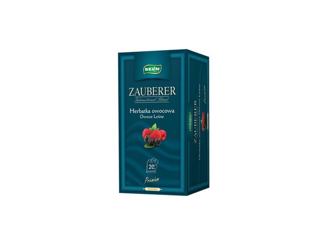 Ceai din fructe cu aroma fructe padure Zauberer 45g 20 plicuri