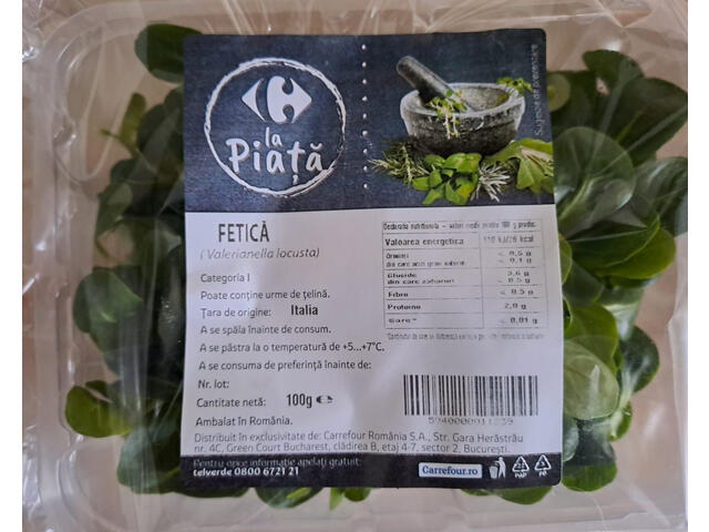 Salata Valeriana Carrefour La Piata 100g