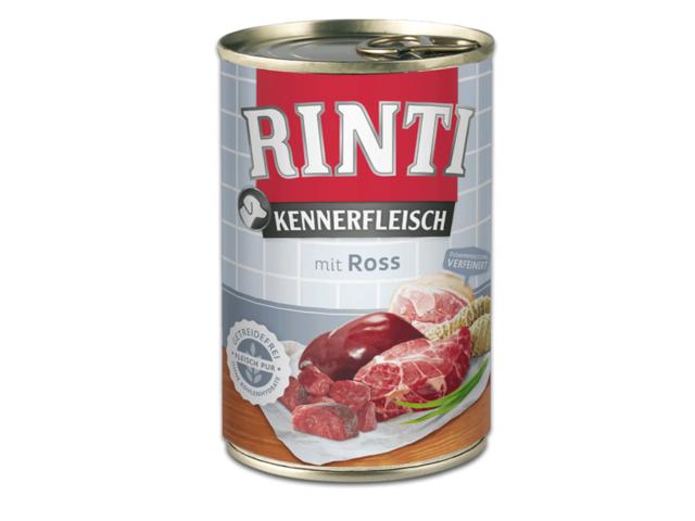 Hrana umeda pentru caini Rinti cu cal 400 g
