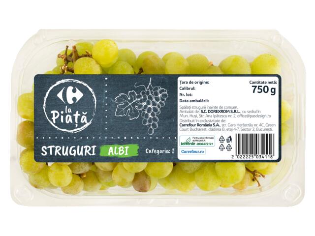 Struguri albi Carrefour La Piata 750g