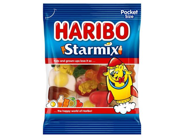 Haribo Starmix Bomboane gumate cu aroma de fructe si cola 100g