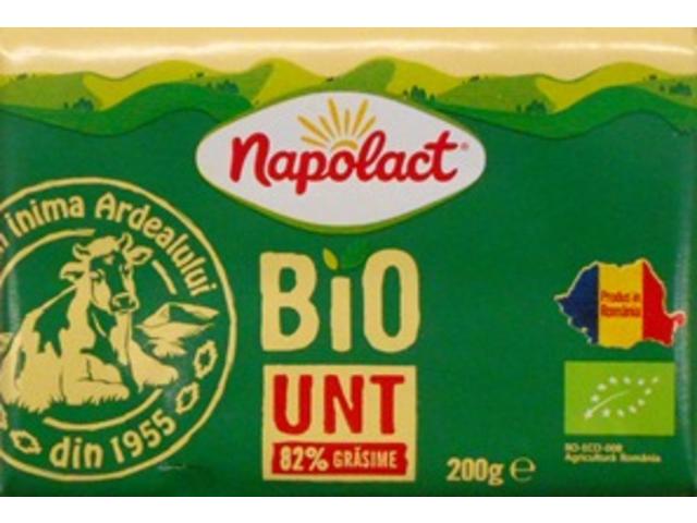 Unt bio 82% grasime, Napolact 180 g