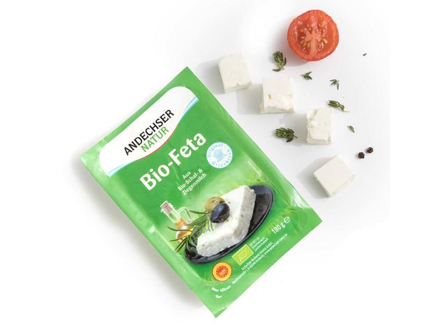 Branza feta bio, 45% grasime, 180 g Andechser Natur