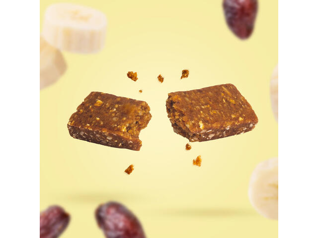 Baton energizant curmale și banane 10x35 g