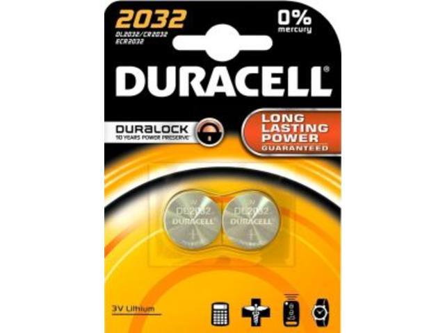 Set x 2 baterii Duracell DL/CR 2032