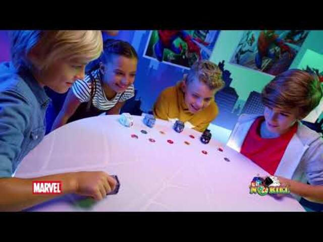 Set 2 figurine de lupta Battle Cubes Spiderman, Miles vs Rhino