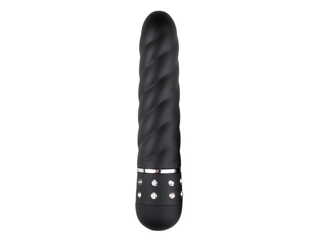 Mini Vibrator ET Diamond Twisted Black