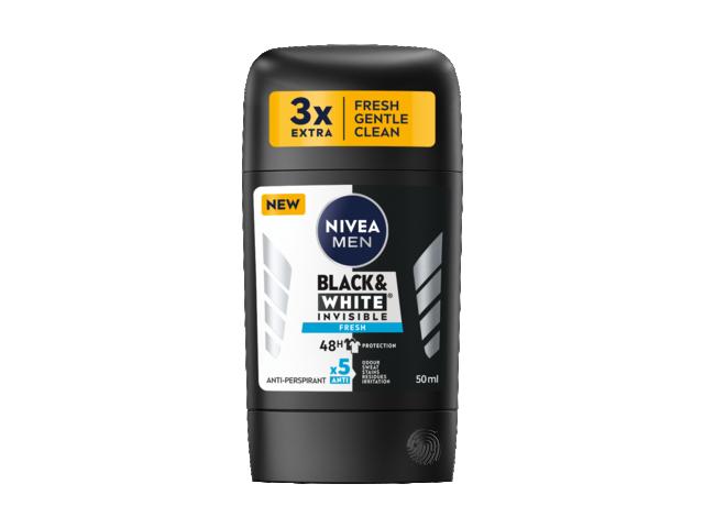 Antiperspirant stick NIVEA MEN Black & White Invisible Fresh 50ML