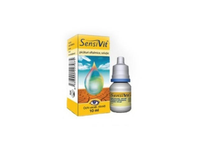 SENSIVIT SOLUTIE OFTALMICA 10ML