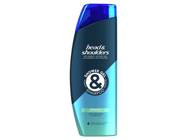 Gel de dus si sampon anti-matreata Head & Shoulders Sensitive, 360 ML