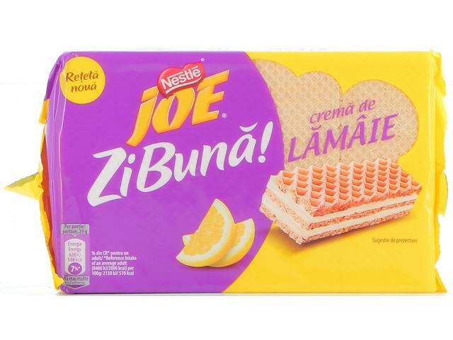 Nestle Joe Zi Buna Napolitane Cu Crema De Lamaie 117G