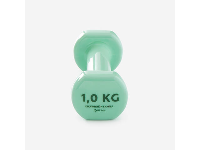 Gantere Fitness 1 kg x 2 Verde