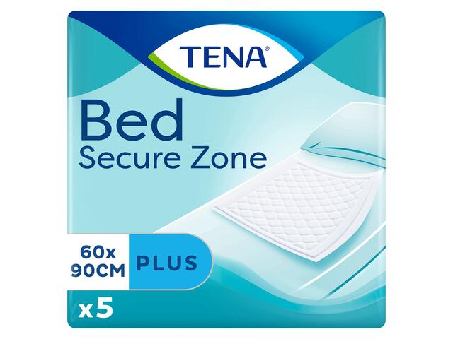 Aleze Protectii pentru pat Tena Bed Plus 60x90cm 5 bucati