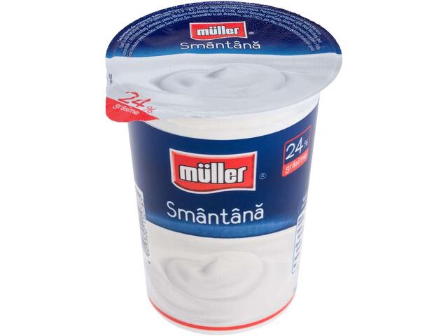 Muller smantana 24% grasime 375 g