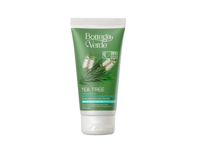 Crema de maini hidratanta, cu ulei de arbore de ceai - Tea Tree, 75 ML