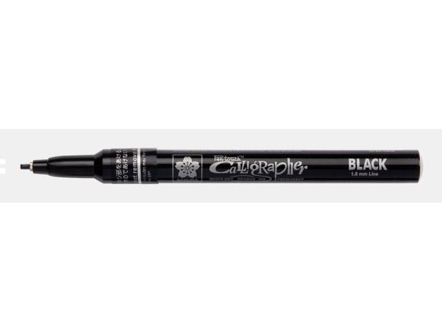 Marker cu vopsea Sakura Calligrapher, F, black