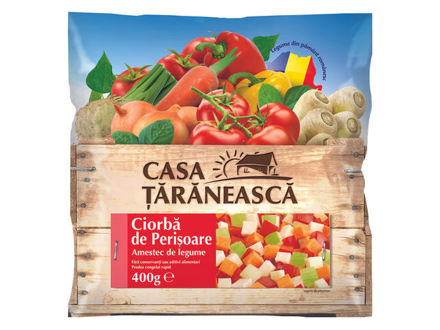 Amestec de legume pentru ciorba de perisoare Casa Taraneasca , 400g