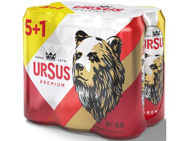 Ursus Premium Film Doza 0.5L Pack 6 (5+1Gratis)