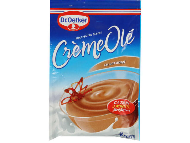 Dr. Oetker Creme Ole Praf pentru desert cu caramel 80g