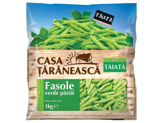 Fasole verde pastai congelata 1kg Casa Taraneasca