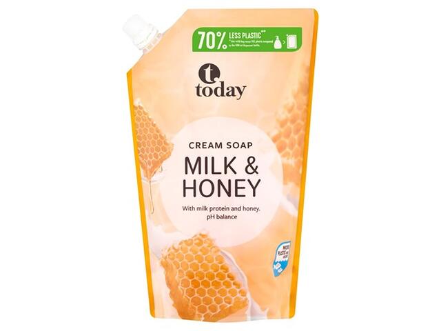 Today Rezerva sapun lichid milk&honey 750ml