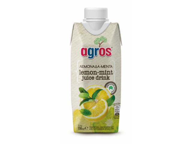 Agros suc natural cu Lamaie si menta 330ML