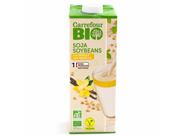 Bautura Soia Vanilie Carrefour Bio 1L