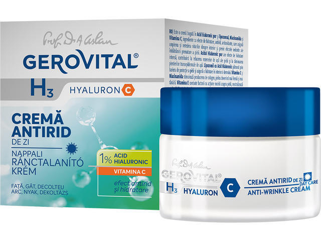 Crema De Zi Antirid Hyaluron C,Gerovital 50 Ml