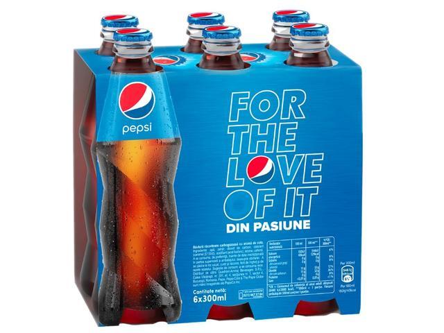 Pepsi Cola, Sticla, 6x300ml