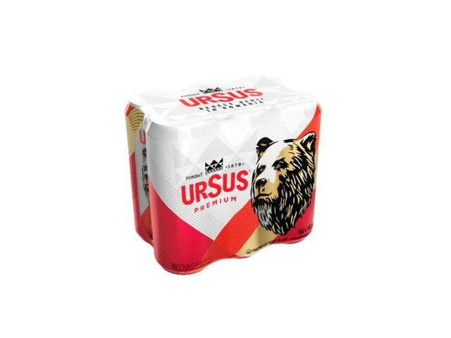 Bere Blonda Ursus Premium 6X0.5L