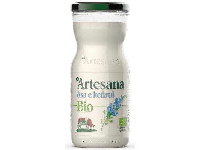 Kefir ecologic din lapte de vaca 350ml Artesana